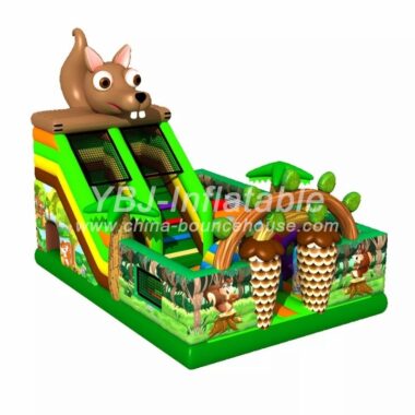 H3-4008-Custom Squirrel Park inflatable Amusement