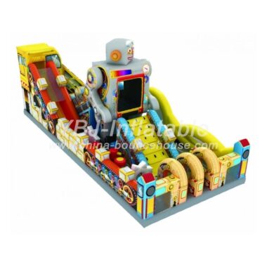 H3-4010-Customizable inflatable Amusement with robot themes