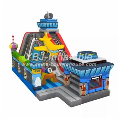 H3-4023-Inflatable Amusement mimicking the theme of aircraft maintenance