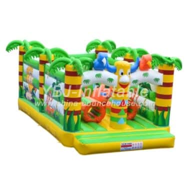 H3-4026-Jungle animal theme Inflatable Amusement