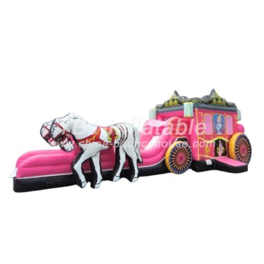 H3-4042 The princess's carriage inflates for Amusemen