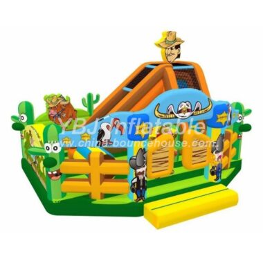 H3-4047-Wild West Inflatable Amusement