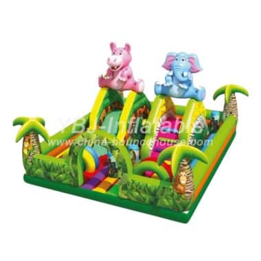 H3-4048-Zoo themed inflatable Amusement