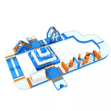 H4-3001 Custom blue inflatable water park