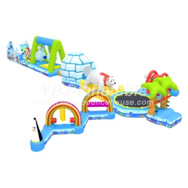 H4-3002 Ice and snow theme inflatable water park