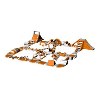 H4-3018 Outdoor orange inflatable water park