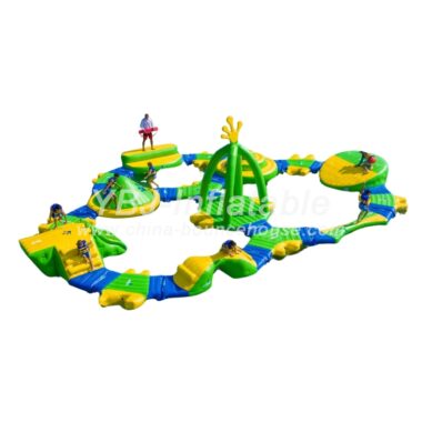 H4-3025 Inflatable Water Park AquaPark Water Island