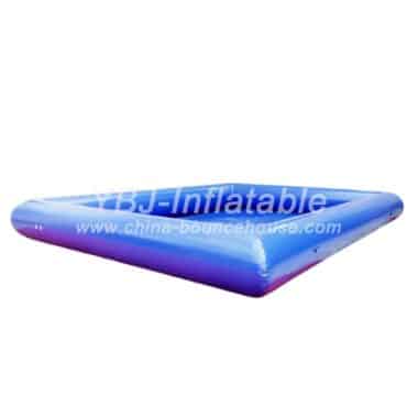 H4-3308 Blue square inflatable pool