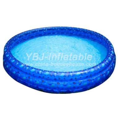 H4-3309 Blue round inflatable pool