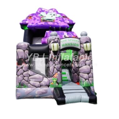IS3-003 Haunted House Inflatable Slide Halloween Slide
