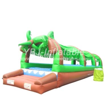 T10-104 Jungle Theme Inflatable Water Slides