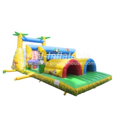 T2-10 Jungle Theme Inflatable Obstacle Course