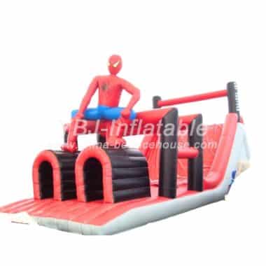 T7-172 Spider-Man Superhero Inflatable Obstacles Courses