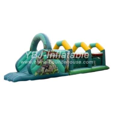T7-303 Jungle Theme Monkey Inflatable Obstacles Courses