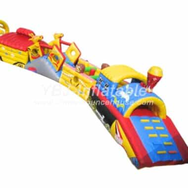 T7-511 Jungle Theme Inflatable Obstacles Courses