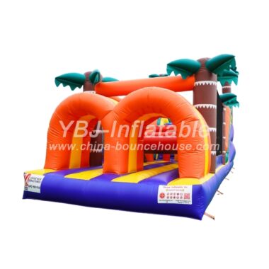 T7-520 Jungle Theme Inflatable Obstacle Courses