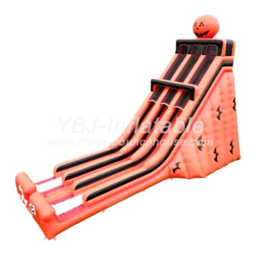 T8-4177 Halloween Double Lane Slide