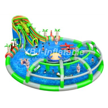 Pool2-577 Crocodile Giant Inflatable Pool