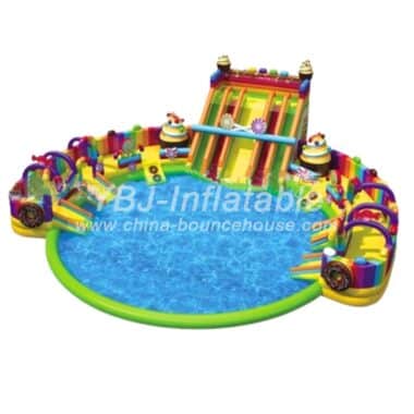 Pool2-579 Candy Giant Inflatable Pool