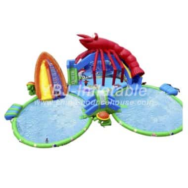 Pool2-580 Lobsters Inflatable Pool